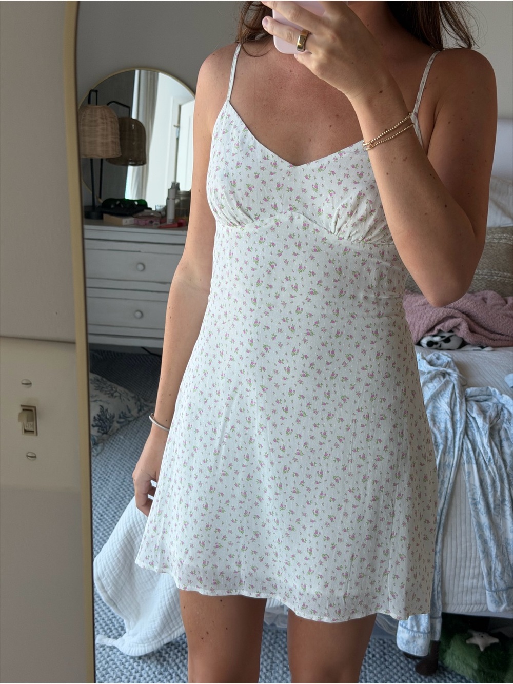 Princess Polly Mini White Sundress